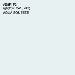 #E8F1F2 - Aqua Squeeze Color Image